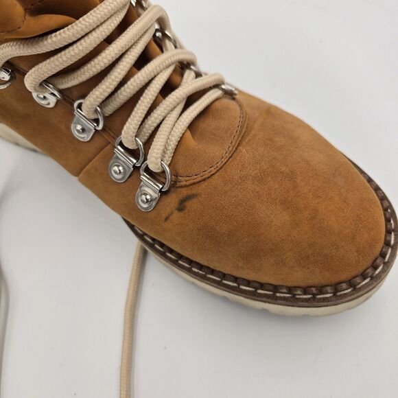 Steve Madden Start Cognac Boots Tan Suede Boots Women's Size 8 -Style# STRT01S1 - Picture 7 of 13